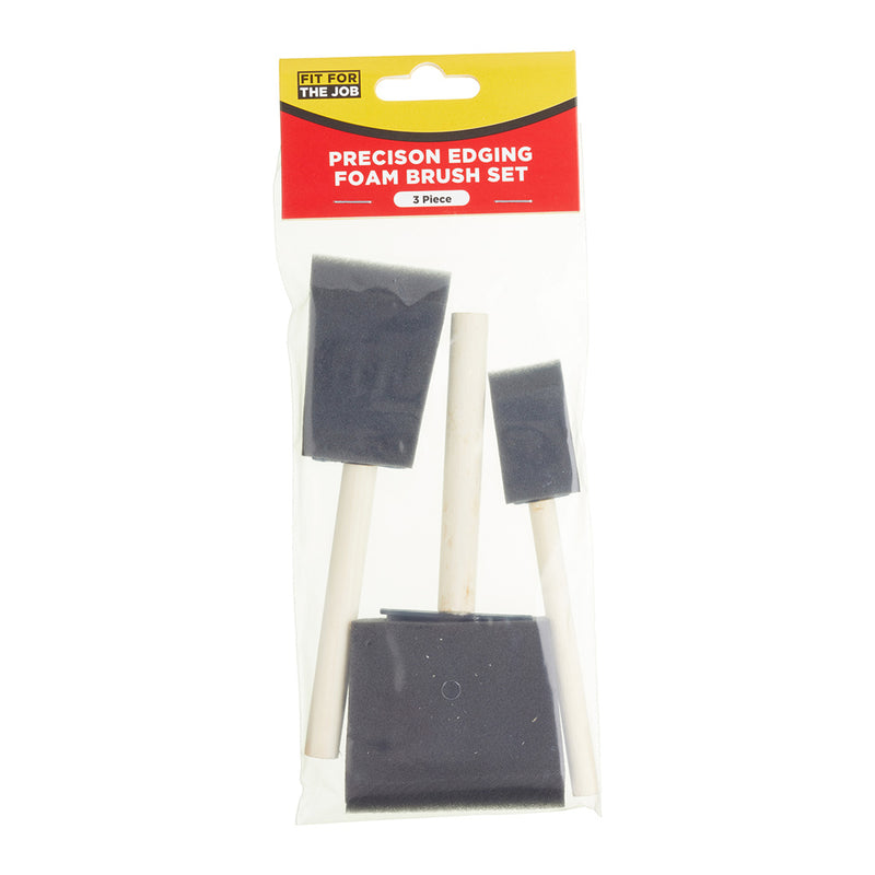 Fit For The Job 3pc Foam Sponge Brush Set