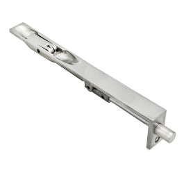 203 X 20Mm Lever Action Flush Bolt - Square - Bright Stainless Steel 203x20x40