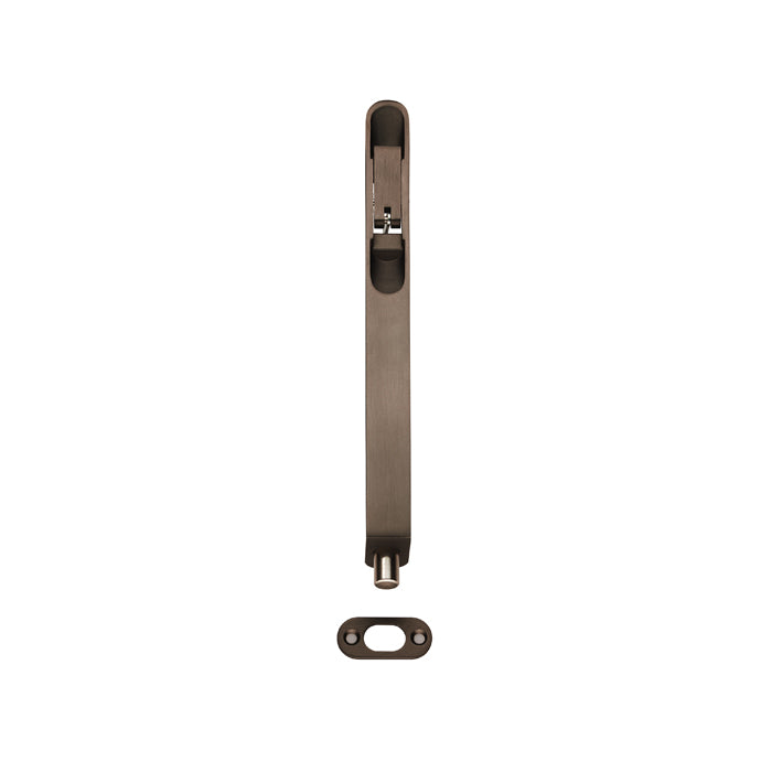 203 X 20Mm Lever Action Flush Bolt - Radius - Matt Bronze 203