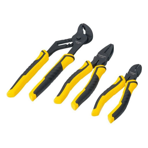 Stanley® Hand Tools ControlGrip™ Pliers Set, 3 Piece STANLEY® Hand Tools - RockBottom Nothampton