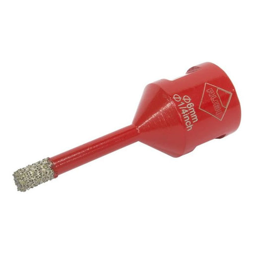 Rubi Tiling Tools Dry Cut Diamond Drill Bit 6mm RUBI TILING TOOLS - RockBottom Nothampton