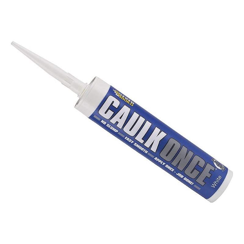 Everbuild Sika Caulk Once White 380ml Everbuild Sika - RockBottom Northamptin