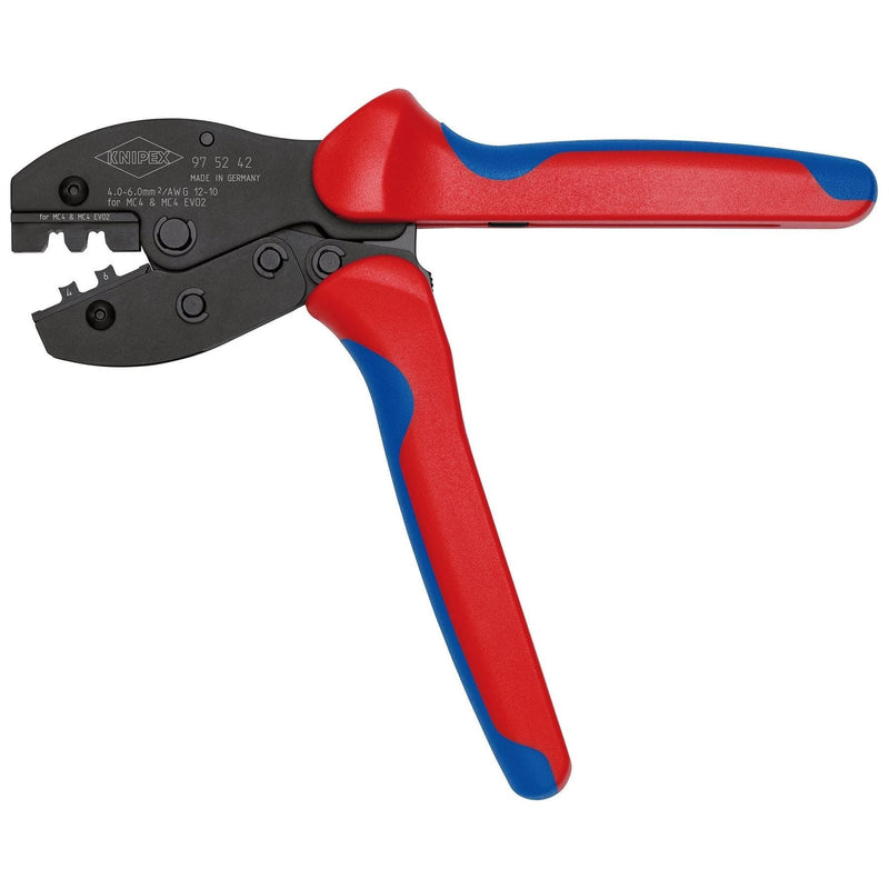 Knipex 97 52 42 SB PreciForce Crimping pliers for MC4/MC4 EVO, 220mm Draper - Town Tools