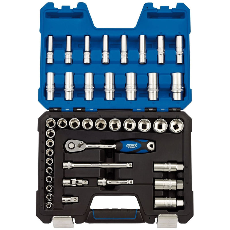 Draper Metric Socket Set, 3/8" Sq. Dr. (42 Piece) 16451 Draper - Town Tools 