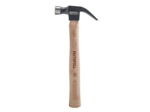Faithfull FSC Hickory Claw Hammer 454g (16oz) Faithfull - RockBottom Northampton