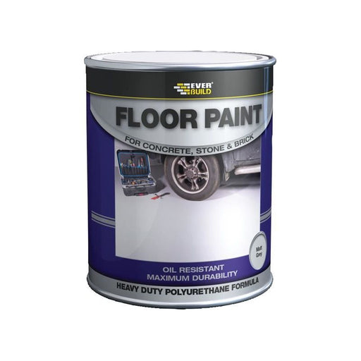 Everbuild Sika Floor Paint Red 5 litre Everbuild Sika - RockBottom Northamptin