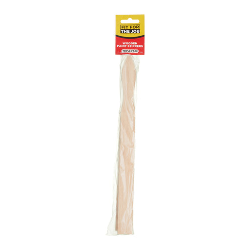 Fit For The Job 3pk 12" Wooden Paint Stirrers