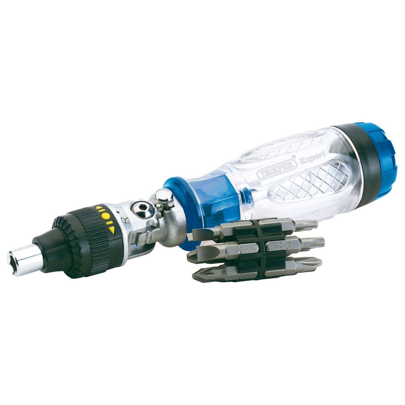 Draper Draper Expert Ratcheting Screwdriver and Bit Set (14 Piece) Draper - Town Tools
