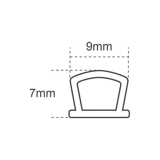 Faithfull Silicone Draught Excluder White 6M 9 x 7mm Faithfull - RockBottom Northampton