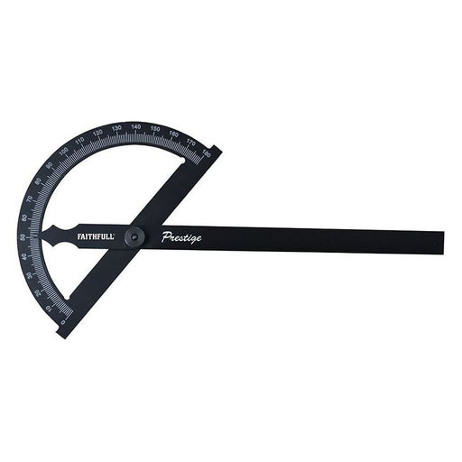 Faithfull Prestige Angle Gauge Black Aluminium 150 x 270mm Faithfull - RockBottom Northampton