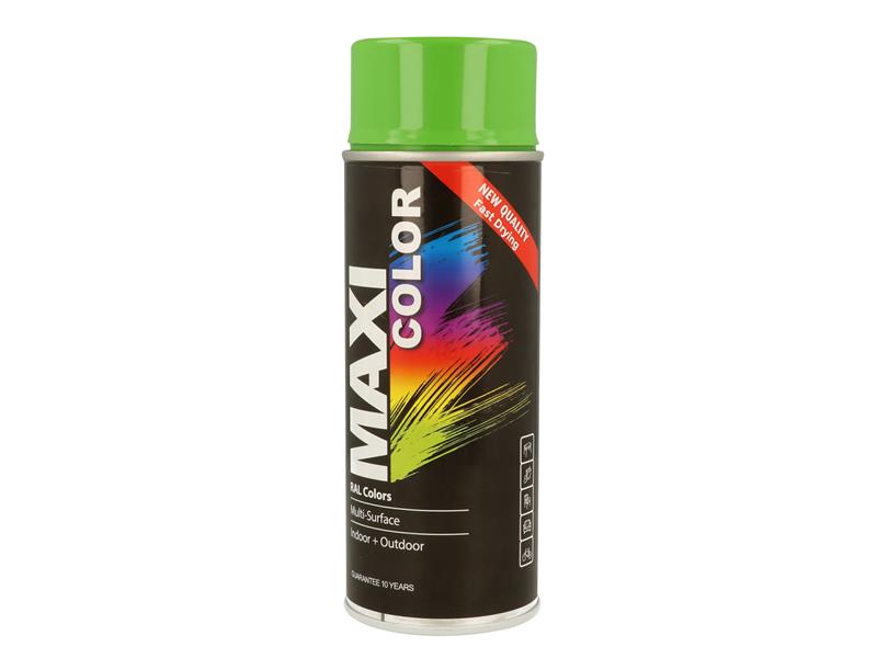 MAXICOLOR - MaxiColor Spray Gloss Yellow Green RAL6018 400ml