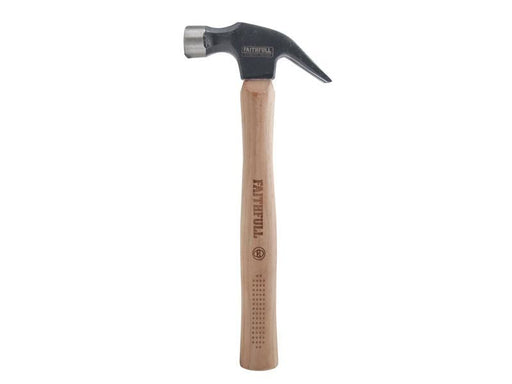Faithfull FSC Hickory Claw Hammer 567g (20oz) Faithfull - RockBottom Northampton