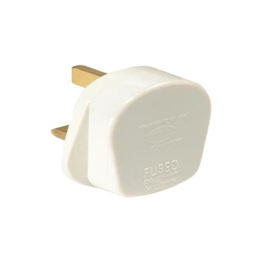 Smj White Fused Plug 13A (Trade Pack 20) SMJ - RockBottom Nothampton