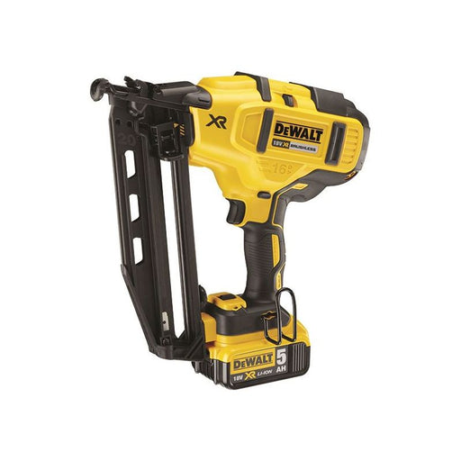 Dewalt Power Tools DCN660P2 Cordless XR Brushless Second Fix Nailer 18V 2 x 5.0Ah Li-ion DeWALT Power Tools - NorthantsTrade Northampton