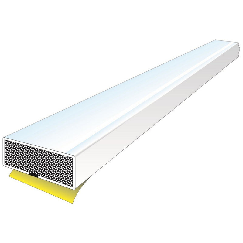 Cb220 - Fire Door 5 X 1.05M - Single Plain Strips In One Small Pack (Fs151) - White 1050 x 10 x 4