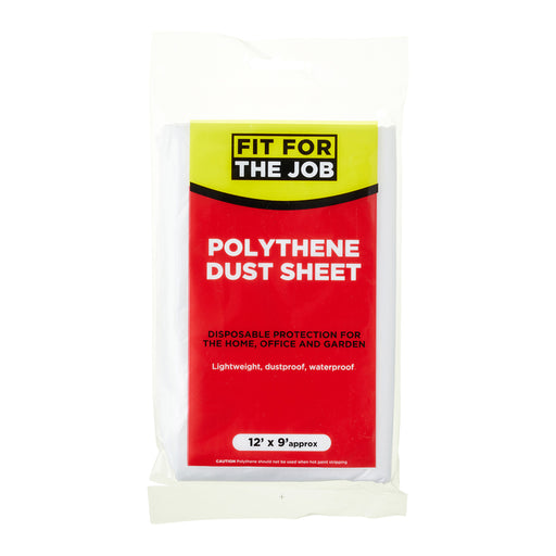 Fit For The Job 12' x 9' Polythene Dust Sheet