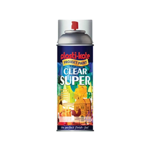 Plastikote Gloss Super Spray Clear 400ml PlastiKote - RockBottom Nothampton