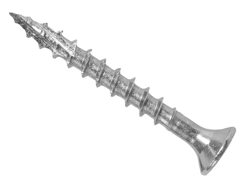 ForgeFix ForgeFast Pozi Compatible Exterior Screws eTech Silver 5.0 x 40mm Box 200