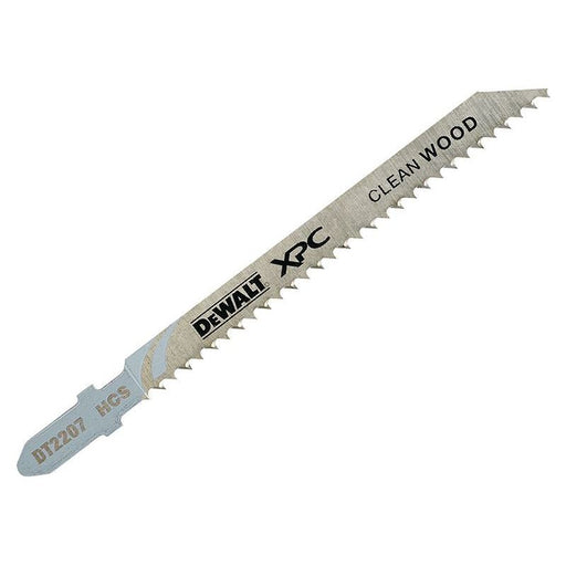 Dewalt Power Tools XPC HCS Wood Jigsaw Blades Pack of 5 T101BR DeWALT Power Tools - RockBottom Northampton