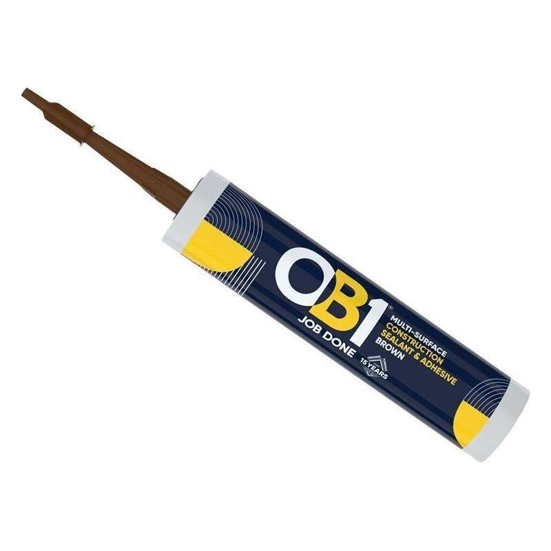 Ob1® Hybrid Sealant & Adhesive Brown 290ml OB1® - RockBottom Nothampton