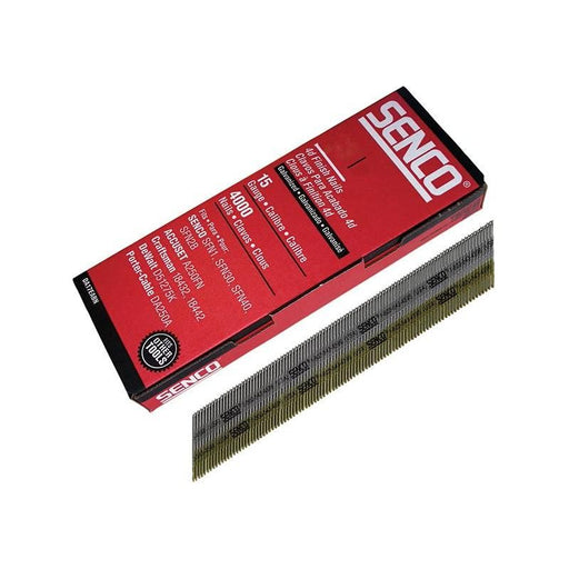 Senco Chisel Smooth Brad Nails Galvanised 15G x 32mm (Pack 4000) Senco - RockBottom Nothampton