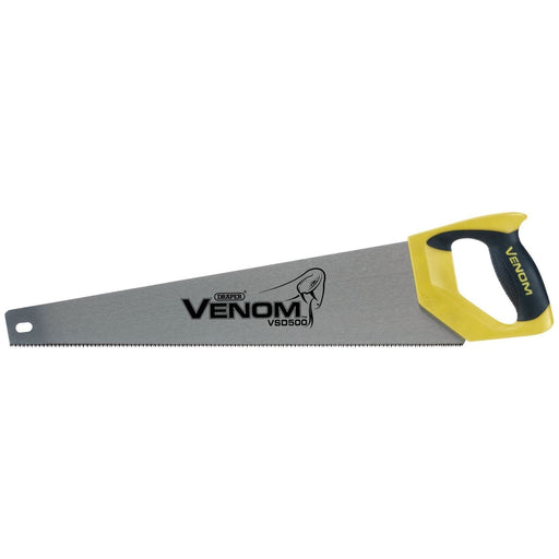 Draper Venom Second Fix Double Ground Handsaw, 500mm, 11tpi/12ppi Draper - Town Tools 