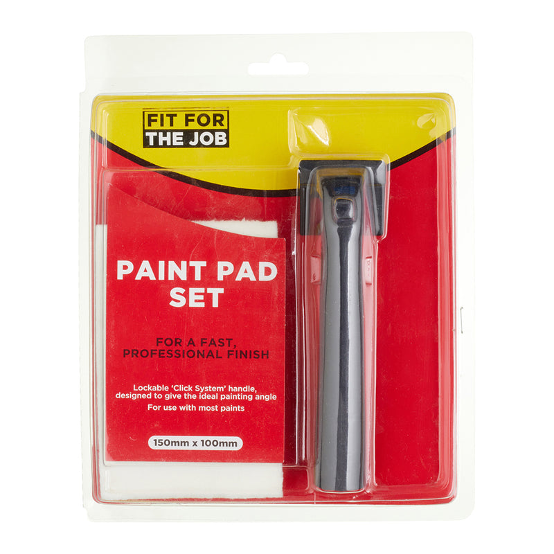 Fit For The Job Click System 6" x 4" Paint Pad & Handle