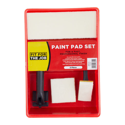 Fit For The Job 5pc 7" Click System Paint Pad Set