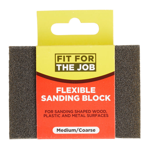 Fit For The Job Flexible Sanding Block Medium/Coarse Grade