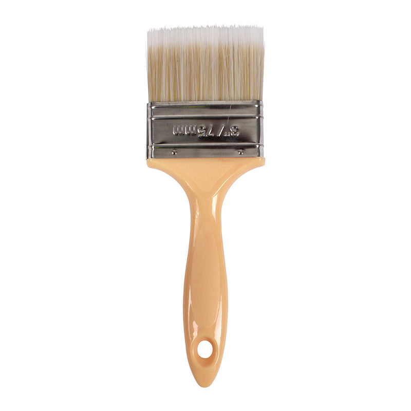 3" Synthetic Bristle Laminating brush - Plastic Handle