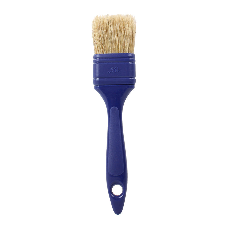 1.5" White Bristle Metal Free Laminating brush