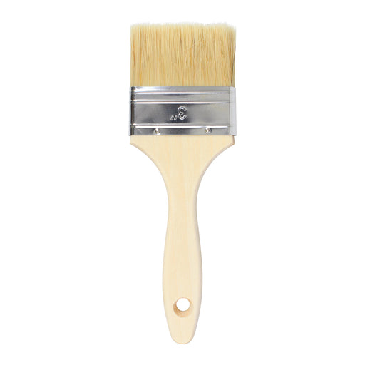 3" Synthetic Bristle Laminating brush - Wooden Handle