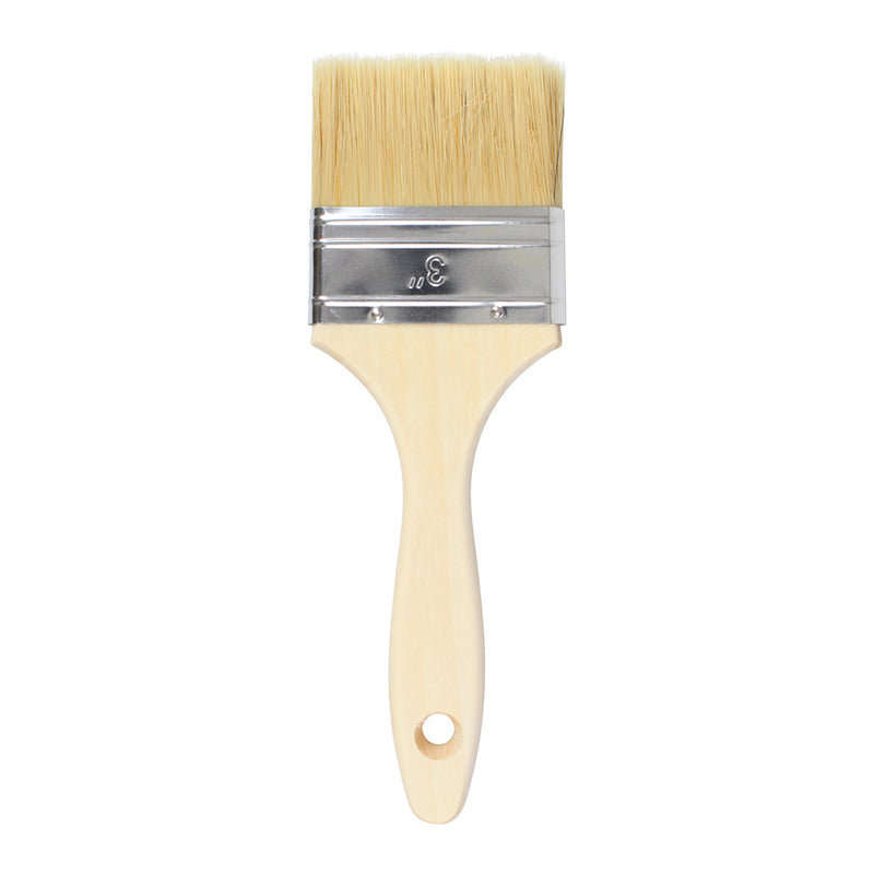 3" Synthetic Bristle Laminating brush - Wooden Handle