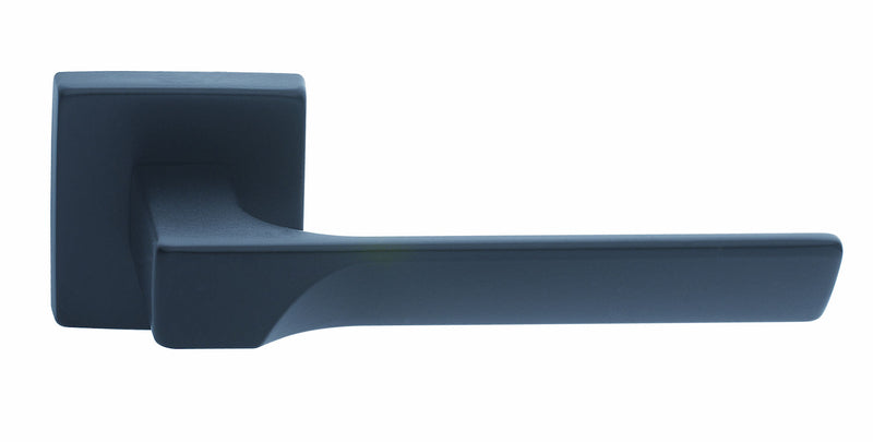Flash Lever On Concealed Fix Square Rose (Black) - Black