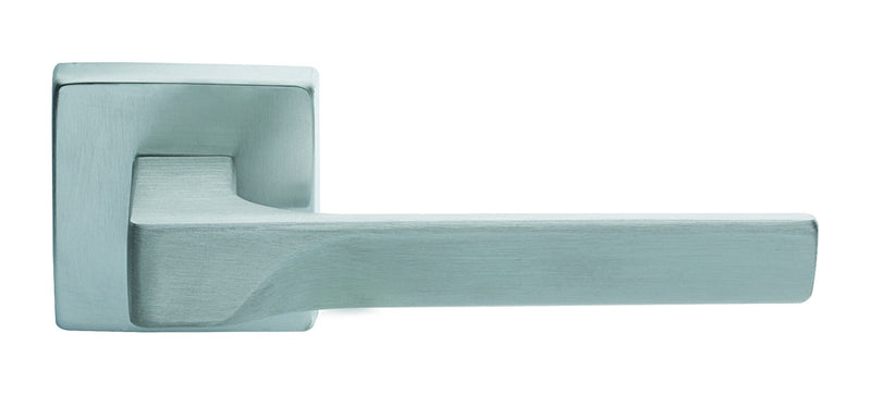 Flash Lever On Concealed Fix Square Rose Csa (Satin Chrome) - Satin Chrome