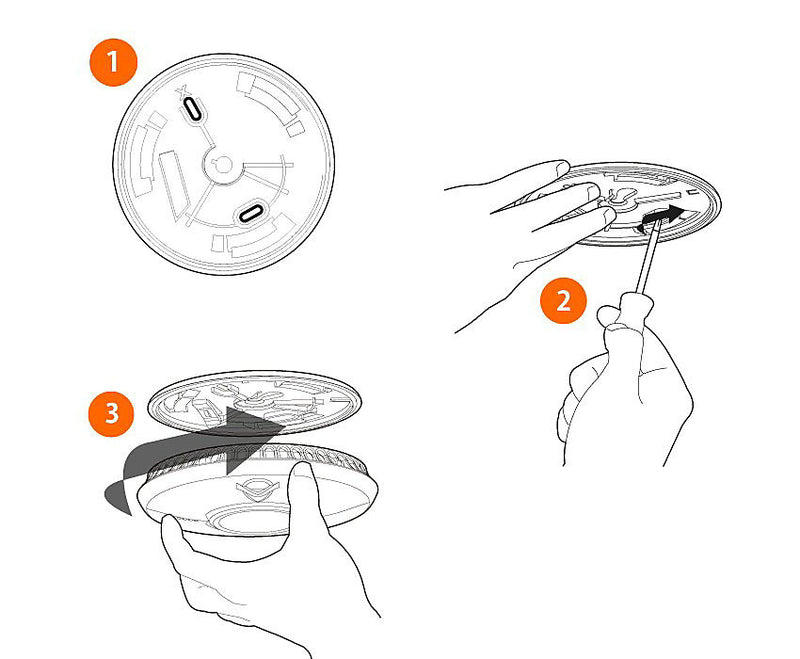 FireAngel Toast Proof SB1-R Standalone Optical Smoke Alarm with 1-year battery