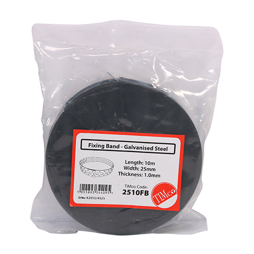 TIMCO Fixing Band Galvanised - 12mm x 10m
