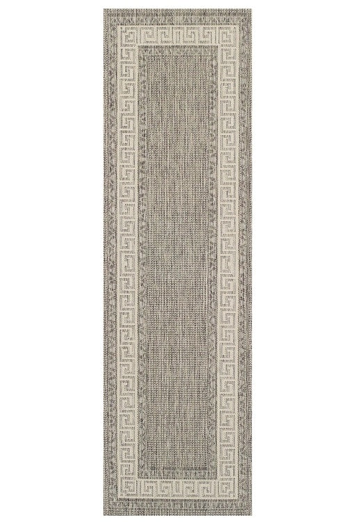 Flatweave Runner G/Key Grey 60x180Cm