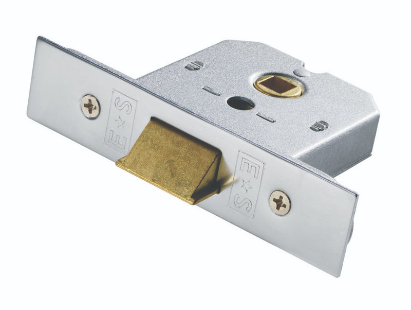 Flat Latch 64Mm - Satin Chrome
