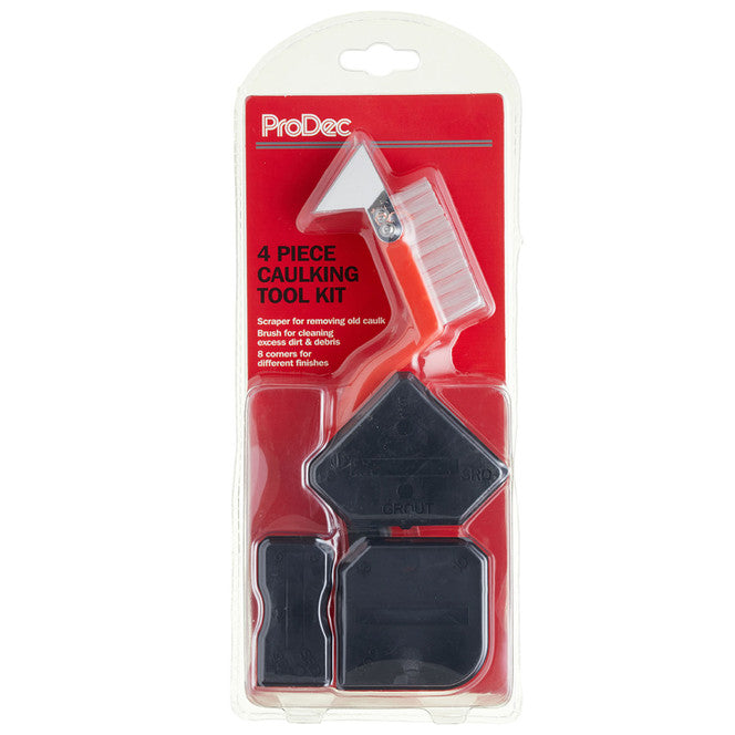 Prodec 4Pc Caulking Tool Kit