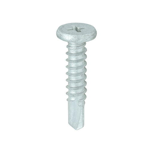 TIMCO Self-Drilling Metal Framing Low Profile Wafer Head Exterior Silver Screws