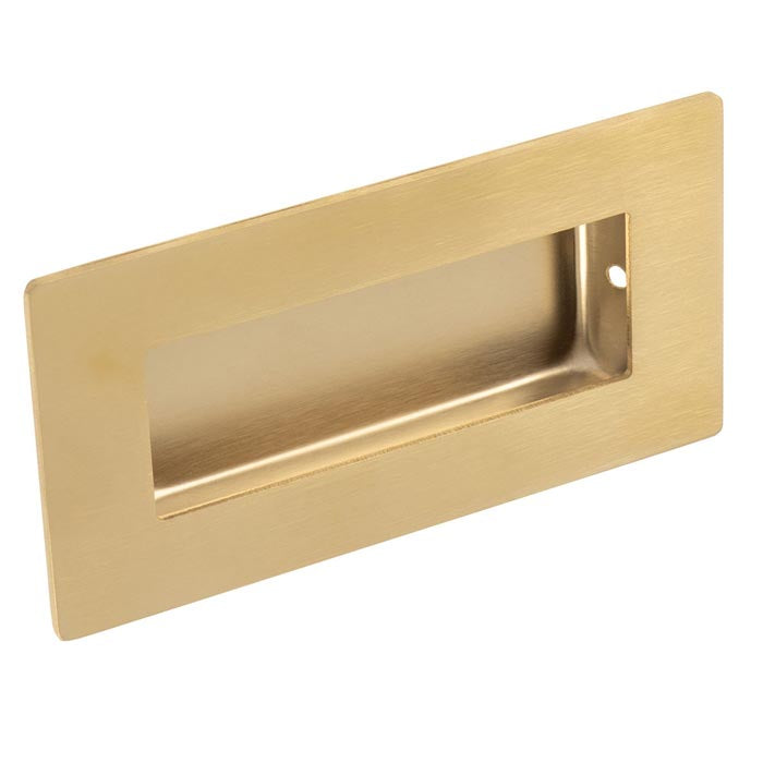102 X 50Mm - Flush Pull - Rectangular - Satin PVD