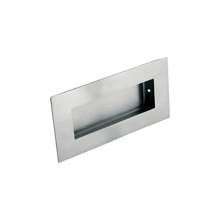 102 X 50Mm - Flush Pull - Rectangular - Satin Stainless Steel