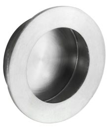 50Mm Dia. - Flush Pull - Circular - Satin Stainless Steel
