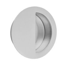 90Mm Dia. - Flush Pull - Circular - Satin Stainless Steel