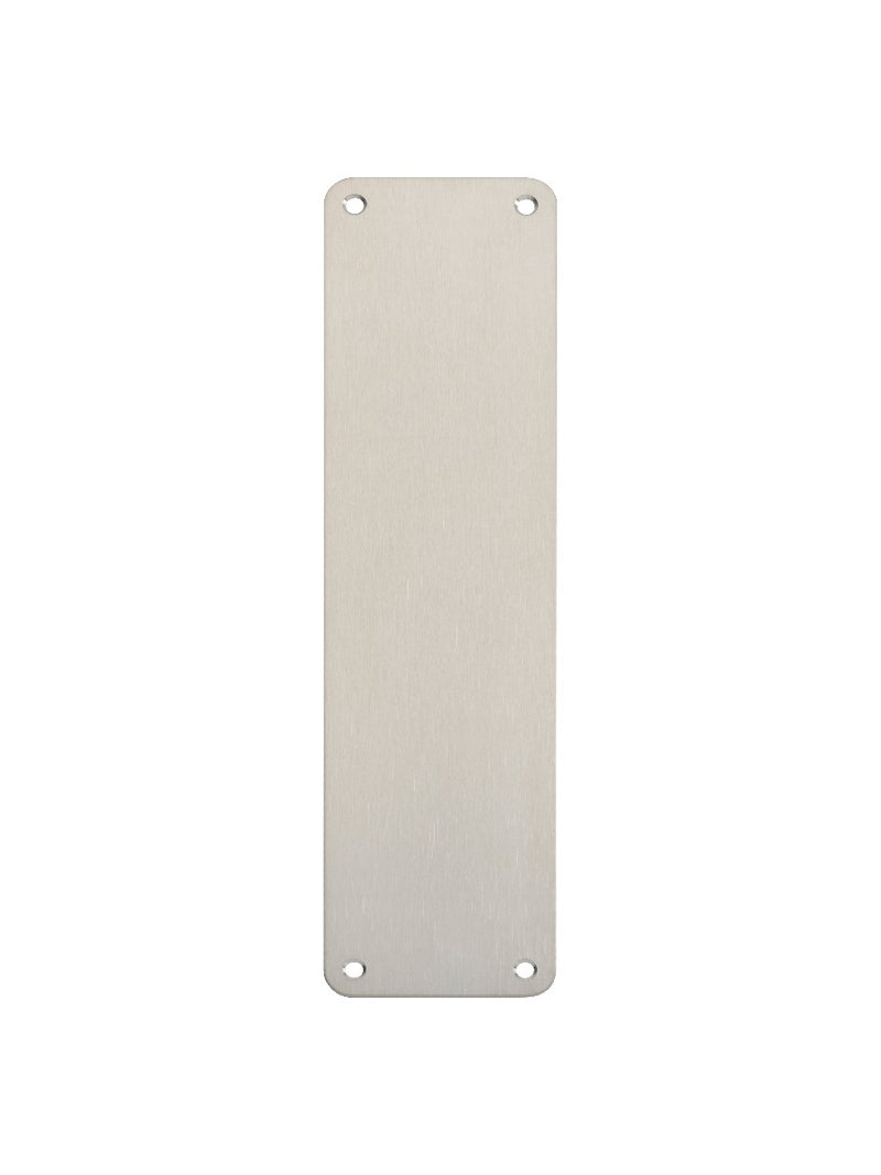 300 X 75Mm - Finger Plate - Plain - Satin Stainless Steel