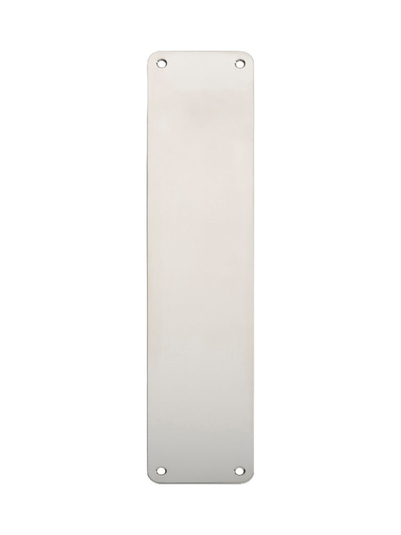 350 X 75Mm - Finger Plate - Plain - Bright Stainless Steel