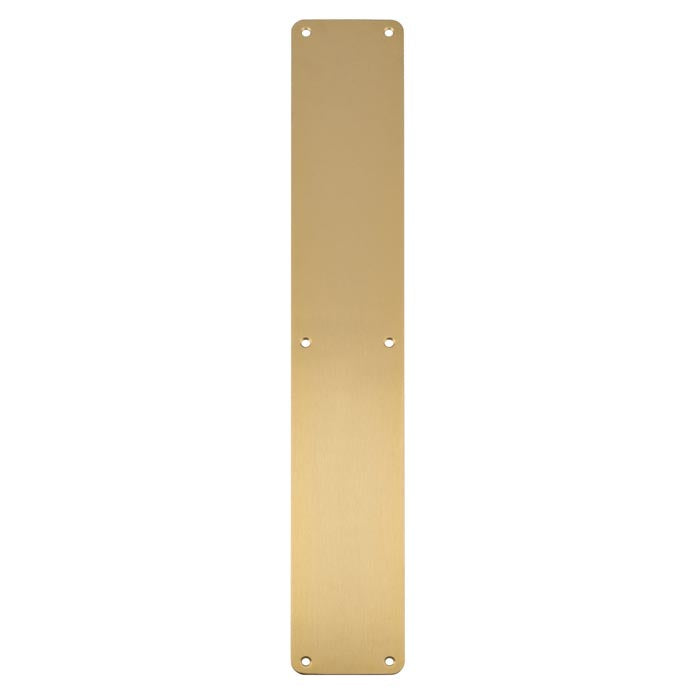 500 X 75Mm - Finger Plate - Plain - Satin PVD
