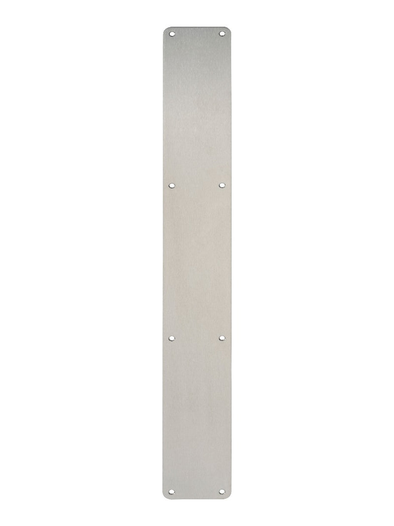 650 X 75Mm - Finger Plate - Plain - Satin Stainless Steel