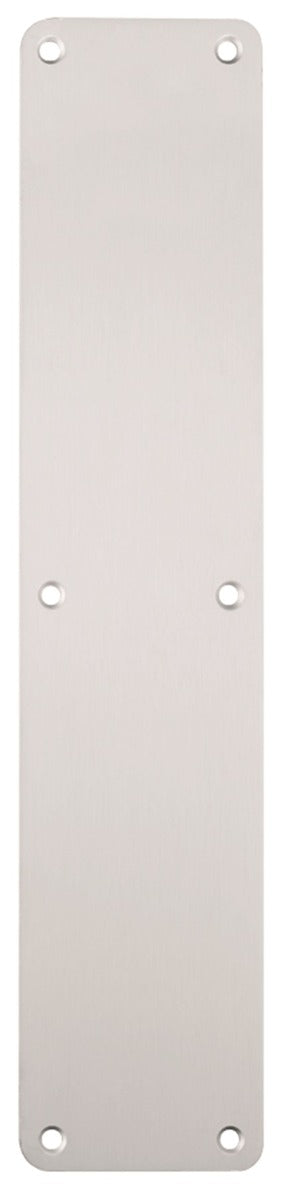 Finger Plate 300 X 75Mm - Plain - Satin Anodised Aluminium